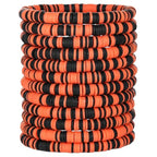 12pcs Friendship Bracelets Beaded Bracelets Heishi Bracelet Cute Bracelets Stack Vinyl Clay Disc Bead Surfer Stretch Summer Beach Bracelets For Women Preppy Bracelets - color: B-color 10