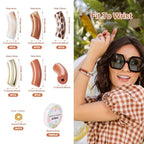 Spritewelry 70pcs Acrylic Curved Tube Beads for Bracelets Making Chunky Bamboo Tube Beads Noodle Curved Beads Bangle Acrylic Tube Beads for Jewelry Making Earring Necklace Crafts Kits - color: Brown-70PCS
