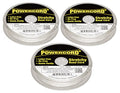Power Cord, Pack of 3 Powercord Elastic 0.5mm Clear 25-Meter Spools Jewelry-Making Stretchy Cord (75 Meters / 246 feet Total)