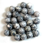 AD Beads Natural Gemstone Round Spacer Loose Beads (6mm 100pcs, Landscape) - color: Landscape, size: 6mm 100pcs