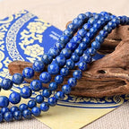 Lapis Lazuli Natural Stone Beads for Jewelry Making DIY Handmade Crafts (10mm, Blue Lapis Lazuli) - color: Blue Lapis Lazuli, size: 10mm