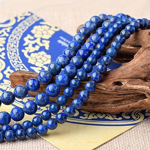 Lapis Lazuli Natural Stone Beads for Jewelry Making DIY Handmade Crafts (10mm, Blue Lapis Lazuli) - color: Blue Lapis Lazuli, size: 10mm