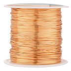 203 Feet Tarnish Resistant Copper Wires 24 Gauge Jewelry Craft Wires Beading Wire for Jewelry Making, Wire Wrapping and Crafting(KC Gold) - color: KC Gold, size: 24 Gauge