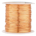 203 Feet Tarnish Resistant Copper Wires 24 Gauge Jewelry Craft Wires Beading Wire for Jewelry Making, Wire Wrapping and Crafting(KC Gold) - color: KC Gold, size: 24 Gauge