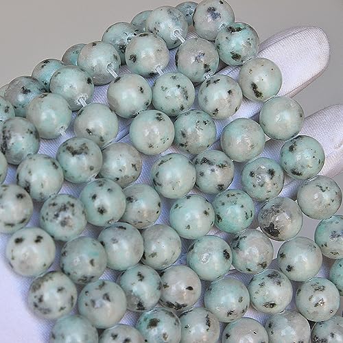 Round Maoshan Jade Gemstone Beads Energy Stone Healing Power for Jewelry Making (12mm) - color: Maoshan Jade, size: 12mm