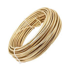 INSPIRELLE 9 Gauge 42 Feet KC Gold Aluminum Craft Wire Bendable Metal Wire for Jewelry Craft Making - color: KC Gold, size: 9 Guage (3.0mm)