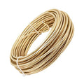 INSPIRELLE 9 Gauge 42 Feet KC Gold Aluminum Craft Wire Bendable Metal Wire for Jewelry Craft Making - color: KC Gold, size: 9 Guage (3.0mm)