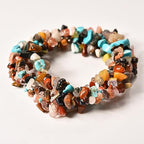 5-8mm 34 inches Natural Crystal Stone Beads for Jewelry Making Tumbled Drilled Irregular Gravel Gemstones Chips Stone Beads by Strand (Mix Gemstones) - color: Mix Gemstones