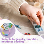0.4mm Round Elastic Thread, Elastic String for Bracelet 295 Feet Spool Clear Stretchy Bracelet String for Making Bracelet Watch Band Key Chain Beaded Jewelry