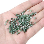 BEADIA Natural African Jade Short Cylinder Beads 2x3mm 155pcs Tube Loose Semi Gemstone Beads for Jewelry Making Design - color: African Jade