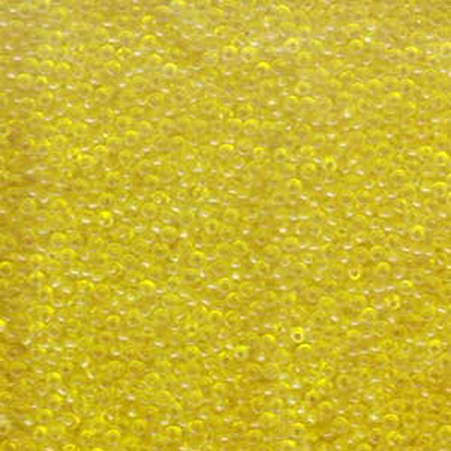 Yellow Transparent Miyuki 11/0 rocailles glass seed beads 24 grams