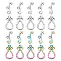 SUNNYCLUE 1 Box 10 Sets Toggle Clasps Toggle Jewelry Clasps Teardrop 304 Stainless Steel Toggle Clasp T-Bar Connectors OT Clasps for Jewelry Making Women Adults DIY Necklace Bracelet Crafts Supplies