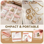 Anti Tarnish Jewelry Bags Clear Pvc Jewelry Storage Pouches with Zipper Plastic Packing for Earrings (30Pcs Anti Tarnish EVA Jewelry Bags Set) - color: 30Pcs Anti Tarnish EVA Jewelry Bags Set