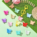LiQunSweet 21 Pcs 21 Colors Butterfly Silicone Animal Focal Beads Spring Insect Animal Beads for Bracelet Jewelry Making Pens Lanyard Beadable DIY Craftings - color: Butterfly Silicone Focal Beads_21 Pcs