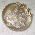 16-Pcs Crystal Jewelry Making Charms Silver Pendant Charm For Women Making Jewelry Crafts Rhinestone Charms - color: Grass