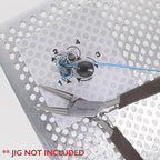 The Beadsmith Wig-Jig Peg Kit – 30pc Metal Pegs and Rounds in 2 Sizes Each w/Storage Case, Use w/Wig-A-Ma-Jig Deluxe