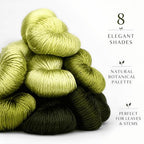 Natural 100% Silk Thread, Handmade Embroidery Thread Silk Floss 8 Colors 110m Each (77) - color: 77