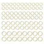 4/6/8/10MM 950PCS 14K Gold Jump Rings for Jewelry Making Non Tarnish Small Open Gold Filled Jump Rings for Necklace Earrings Bracelet Key Chains and DIY Craft - size: 4/6/8/10MM-950PCS