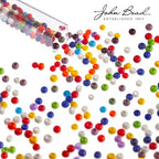 John Bead Czech Seed Beads 10/0 Silver Lined Mix Topaz, 100g - color: Topaz