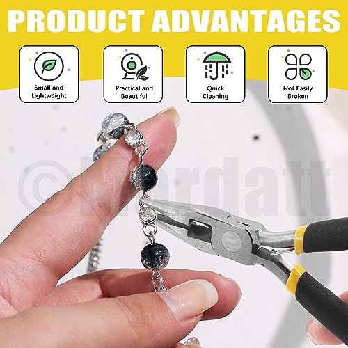 Mardatt 957Pcs Jewelry Making Supplies Kit - Includes Pliers, Ring Sizer, Wires, Opener & Other Findings for Jewelry Making & Repair - size: No.4-957Pcs