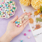 SUNNYCLUE 160pcs Bubblegum Acrylic Beads - 12mm Berry Gradient Color Imitation Pearl Round Beaded Garland Loose Spacer Beads for Jewelry Making Bracelet Keychains DIY Crafts - color: 160Pcs 12mm Acrylic Beads