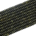 5x8mm 76pcs Natural Stone Green Garnet Jade Rondelle Spacer Loose Beads Abacus Disk Stone Round Loose Gemstone Beads for Jewelry Making DIY Bracelet Necklace - color: Green garnet Stone, size: 5x8mm Abacus Disk