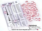 Czech 50-Piece Glass Beads, 6x9mm, Teardrop Light Pink Rosaline 70120 - color: Pink Rosaline
