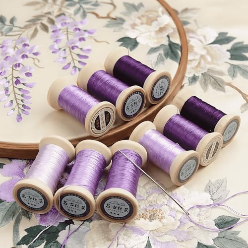 Natural 100% Mulberry Handmade Embroidery Silk Thread Silk Floss (28) - color: 28