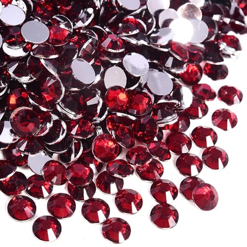 Blinginbox 50000pcs Flatback Rhinestones,Resin Non Hotfix Rhinestones Large Quantity Wholesale for Crafts DIY Creative Design,Clothes,Makeup,Nail Art (2mm=0.08",Dk siam) - color: Dk siam, size: 2mm=0.08"
