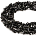 PLTbeads 5-8mm Natral Healing Gemstone Waist Bracelets Necklace Kit Irregular Stone DIY Crafts Design Jewelry Making 1 Strand per Bag Approxi 34 inch (Black Obsidian Chips) - color: Black Obsidian Chips