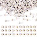 FASHEWELRY 500Pcs Acrylic Cube Vowel Letter Beads 4.5mm Square White Golden Alphabet AEIOU Spacer Beads for Friendship Bracelet Necklace Jewelry Making - color: 00-A/E/I/O/U-Gold, size: 4.5x4.5x4.5mm