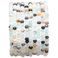 BEADIA Faceted Natural Amazonite Stone Rondelle 3x4mm Loose Semi Gemstone Beads for Jewelry Making 38cm - color: Amazonite Faceted Rondelle, size: 3x4mm
