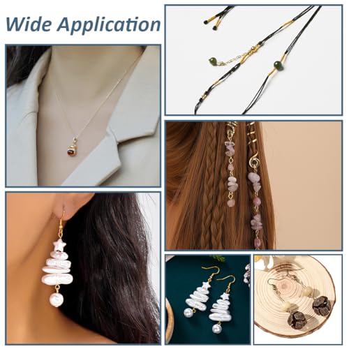 220Pcs Head Pins 18K Gold Plated Flat Head Eye Pins Jewelry Pins Needles 50mm for Earring Charms Pendants Necklace Jewelry Making Findings Accessory Supplies DIY Craft - size: 50x0.5mm