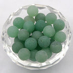 AD Beads Natural Matte Frosted Gemstone Round Spacer Loose Beads 4mm 6mm 8mm 10mm 12mm (8mm, Matte Green Aventurine) - color: Matte Green Aventurine, size: 8mm