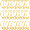 30 Pcs Leverback Earring Hooks, Stainless Steel Clasp Hoop, Hypoallergenic Dangles Earring Hooks, French Ear Wire Findings for Women, DIY Crafts, Jewelry Making (Gold) - color: Gold 30pcs
