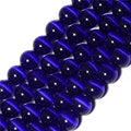 HAAMIIQII 30pcs 12mm Dark Blue Cat Eye Beads Round Loose Gemstone Beads for Jewelry Making Strand 15 Inch - color: Dark Blue, size: 12mm (30pcs)
