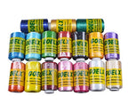 GOELX Silk Thread 17 Main Color Set for Jewellery-Tassel Making- Embroidery-Crafts, Shiny Soft Thread Spools
