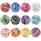 European Large Hole Beads Spacer Beads Charm Fairy Wands Beads Rhinestone Craft Beads for DIY Bracelet Jewelry Making (Sun) - color: Sun