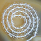 AD Beads Natural Smooth & Faceted Clear Quartz Gemstone Round Loose Beads 15.5" 4mm 6mm 8mm 10mm 12mm 14mm (6mm, Smooth) - color: Smooth, size: 6mm