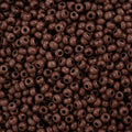 John Bead Czech Glass Seed Beads 11/0 Terra Intensive Dark Brown, 25 Grams of DIY Jewelry Making Beads Preciosa (Jablonex) - color: Dark Brown