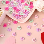 Augshy 64 Pcs Mother's Day Charms Resin Heart Charm Beads Love Mama Ornament Blessed Mom Pendant for DIY Bracelet Necklace Jewelry Making - style: Mother's Day Style