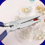 Mini Flat Nose Pliers - Multifunction Precision Jewelry Making Tools - Duck Billed, Bending, Straightening, Wire Bending, Wrapping, Forming - style: Flat Nose Pliers With Serrated Jaw