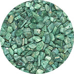 Amazonite Pre Drilled Natural Crystals Crushed Chips Beads for Jewelry Making, DIY Handmade Healing Crystals (25 Inch Strand) - color: Amazonite