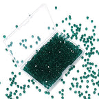 500pcs Crystal Glass Beads 6mm Bulk Faceted Bicone Spacer Beads for DIY Jewelry Making - color: Malachite Green, size: 6mm