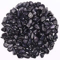 500 pcs Natural Chip Stone Beads, Blue Sand 5-8 mm Irregular Gemstones Healing Crystal Loose Rocks Bead Hole Drilled for Jewelry Making Bracelet - color: Blue sand