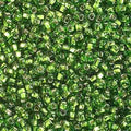 John Bead Czech Seed Beads 10/0 Silver Lined Chartreuse, 100g - color: Silver Lined Chartreuse