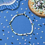 Glass Seed Beads Bulk Peanut Shape Colorful Seed Beads Small Pony Beads for Jewelry Making DIY Craft Projects Bracelets Necklace Earing 10g/Color