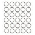 300 pcs Stainless Steel Split Rings Jump Rings Connector Rings for Jewelry Making Necklaces Bracelet Earrings Keychain DIY Craft (12614-10mm) - size: 10mm