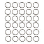 300 pcs Stainless Steel Split Rings Jump Rings Connector Rings for Jewelry Making Necklaces Bracelet Earrings Keychain DIY Craft (12614-10mm) - size: 10mm