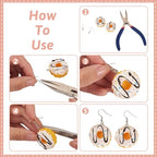 Cheriswelry Cup Cake Resin Pendants Lovely Food Sweet Dessert Dangle Charms Links Hanging Ornament with Metal Loop Fruit Pendants for Key Chains Bracelet Necklace Jewelry Making - color: Mixed Color-Dessert*2